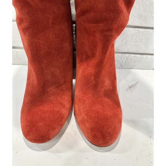 Splendid SHOES Phyllis Scrunchy Boots SPICE SUEDE PULL ON Size 10 - Picture 3 of 14